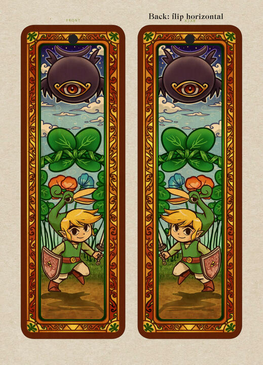 Minish Cap Wood Bookmark